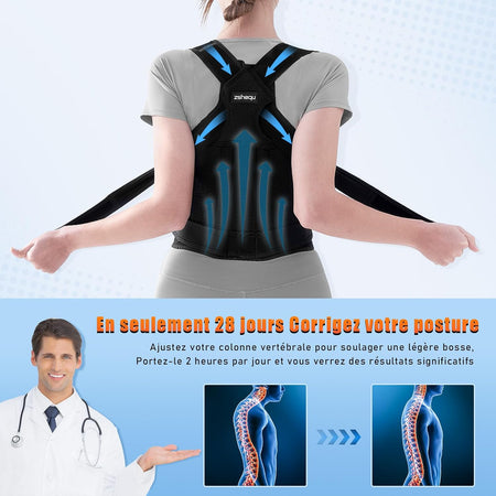 T-shirt Correcteur Dos homme/femme (Unisex)